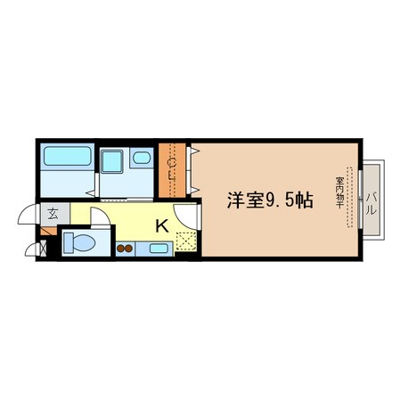 瀬田駅 徒歩16分 2階の物件間取画像